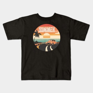 Summer Road Trip Vacation Gift Kids T-Shirt